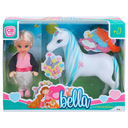 Doll Colorbaby Bella Horse 13 x 14 x 4,5 cm (6 Units) - Little Baby Shop