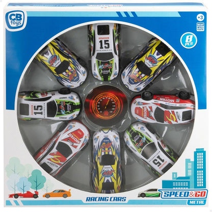 Vehicle Playset Speed & Go 8,9 x 2,7 x 4 cm (6 Units) - Little Baby Shop