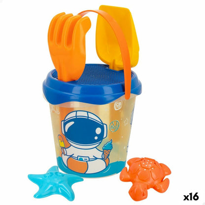 Beach toys set Colorbaby Ø 18 cm polypropylene (16 Units) - Little Baby Shop