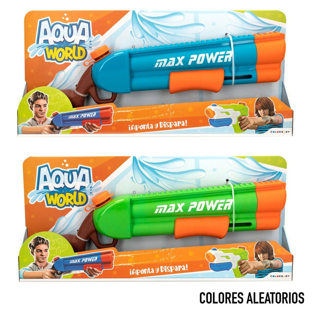 Water Pistol Colorbaby AquaWorld 51 x 15 x 5,6 cm (6 Units) - Little Baby Shop