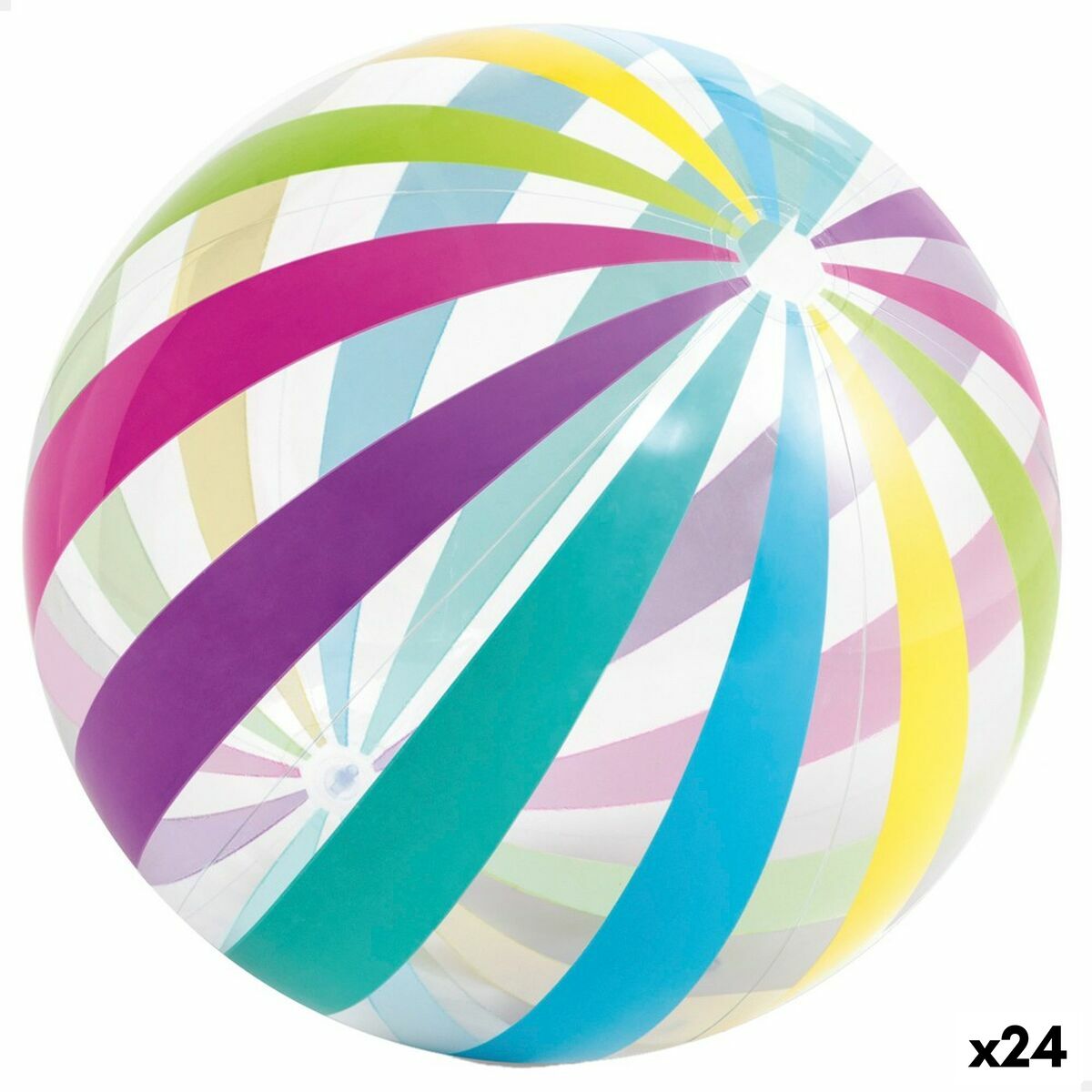 Beach ball Intex Jumbo Ø 107 cm PVC (24 Units) - Little Baby Shop