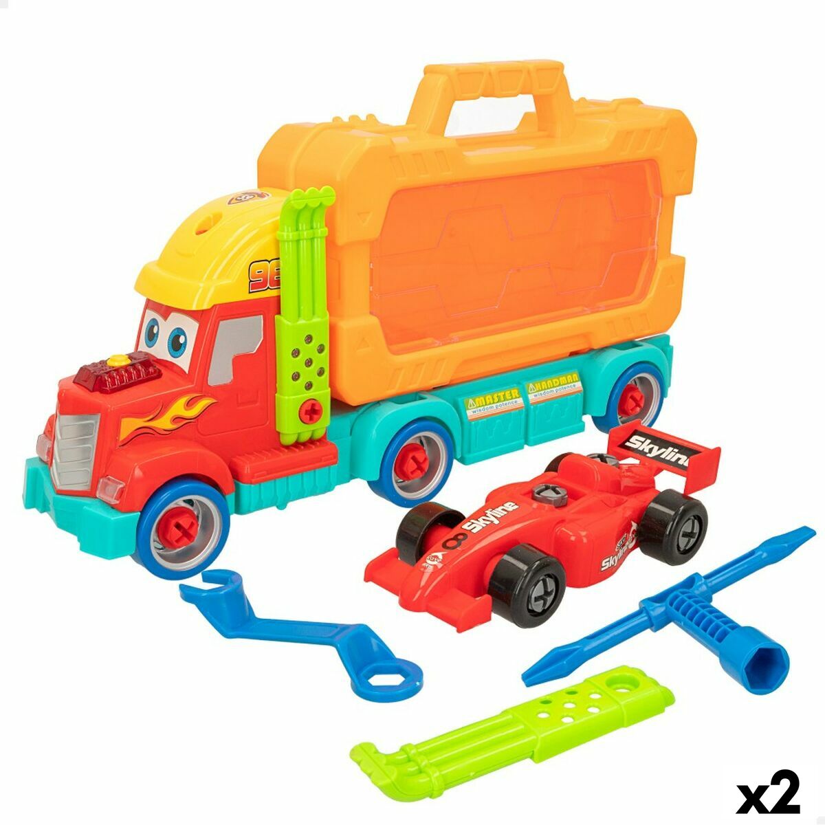 Vehicle Carrier Truck Colorbaby - Little Baby Shop