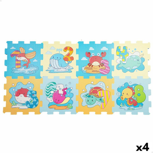 Play mat Colorbaby Navy EVA 8 Pieces (4 Units) - Little Baby Shop