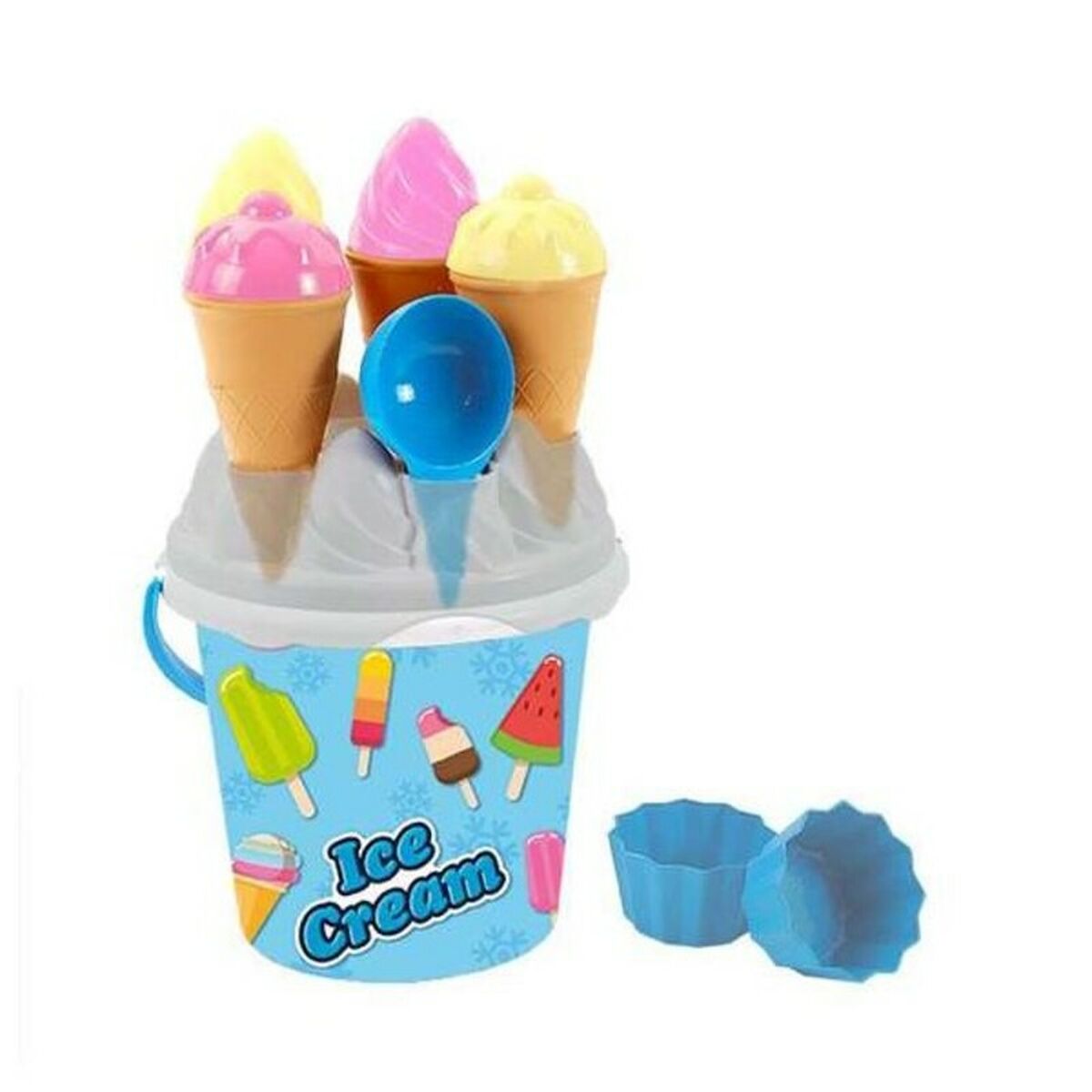 Beach Bucket Ice Cream AVC Blue - Little Baby Shop